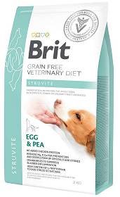Brit Veterinary Diet Pies Struvite Egg&Pea Sucha Karma z jajami i groszkiem 2kg