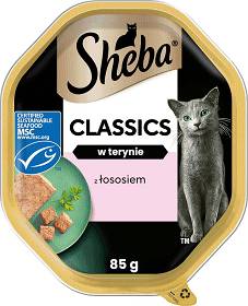 Sheba Kot Classics in Pastete Mokra karma z łososiem w pasztecie 85g