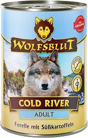 Wolfsblut Pies Cold River Mokra Karma z pstrągiem i łososiem 395g PUSZKA