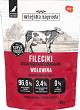Wiejska Zagroda Pies Mokra Karma Monoproteinowe Fileciki z wołowiną 280g SASZETKA