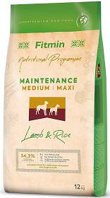 Fitmin Pies Medium/Maxi Lamb & Rice Sucha Karma z jagnięciną 12kg
