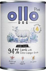 Ollo Plus Lamb with Collagen Dog Adult Mokra Karma z jagnięciną i kolagenem dla psa 800g