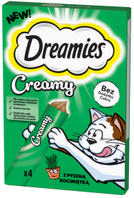 Dreamies Creamy Przysmak z kocimiętką dla kota 40g