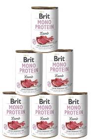 Brit Mono Protein Pies Lamb Mokra Karma z jagnięciną 6x400g PAKIET