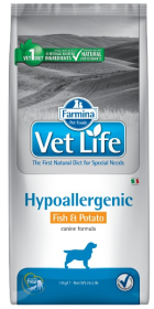Farmina Vet Life Pies Hypoallergenic Fish & Potato Sucha Karma z rybą i ziemniakami 12kg 