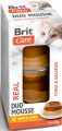 Brit Care Kot Real Duo Mousse Tuna with Salmon  Mokra Karma z tuńczykiem i łososiem  6x25g