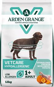 Arden Grange VetCare Hypoallergenic Pies Adult Chicken with Sweet Potato Sucha Karma z kurczakiem i batatami 12kg