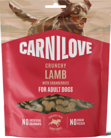 Carnilove Pies Adult Snack Crunchy Lamb Przysmak z jagnięciną i żurawiną 200g