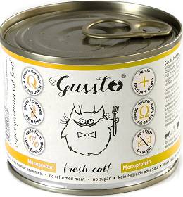 Gussto Fresh Kot Calf Mokra Karma z cielęciną 200g