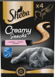 Sheba Kot Creamy Snacks Przysmak z łososiem 4x12g