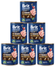 Brit Premium by Nature Pies Chicken with Chicken Hearts Mokra karma z kurczakiem i kurzymi sercami 6x800g PAKIET