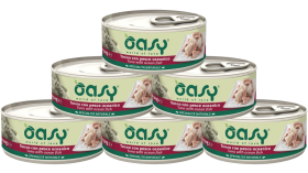 Oasy Natural Adult Tuna with Osean Fish Mokra Karma z tuńczykiem dla psa 6x150g PAKIET