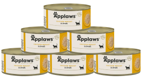 Applaws Natural Kot Food Mokra Karma z kurczakiem 6x70g PAKIET