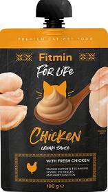 Fitmin For Life Cats Adult Chicken Cream Sauce Przysmak z kurczakiem dla kota 100g