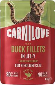Carnilove Kot Adult Duck Fillets in Jelly Mokra Karma z kaczką 85g