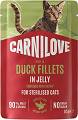 Carnilove Kot Adult Duck Fillets in Jelly Mokra Karma z kaczką 85g