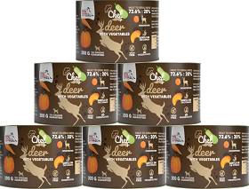 Syta Micha CHEF Deer Karma Mokra z jeleniem i warzywami dla psa 6x200g PAKIET