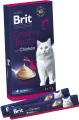 Brit Premium Creamy Treats with Chicken Przysmak z kurczakiem dla kota 6x15g