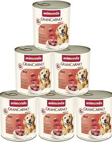 Animonda Pies GranCarno Adult Mokra Karma z wołowiną 6x800g PAKIET