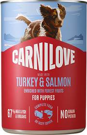 Carnilove Pies Puppy Turkey&Salmon Mokra Karma z indykiem i łososiem 400g