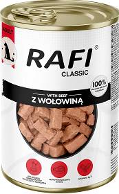 Rafi Classic Pies Mokra Karma z wołowiną 1240g