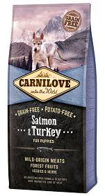 Carnilove Pies Salmon & Turkey Puppy Sucha Karma z łososiem i indykiem 12kg [Data ważności: 08.03.2024]