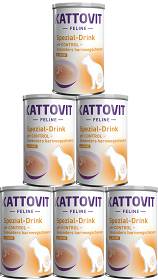 Kattovit Feline Diet Kot Urinary Spezial Drink Mokra Karma z kurczakiem 6x135ml PAKIET