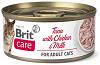 Brit Care Kot Tuna with Chicken & Milk Mokra karma z tuńczkiem, kurczakiem i mlekiem 70g [Data ważności: 20.08.2024]