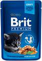 Brit Premium Kot with Chicken Chunks for Kitten Mokra Karma z kurczakiem 100g