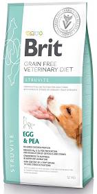 Brit Veterinary Diet Pies Struvite Egg&Pea Sucha Karma z jajami i groszkiem 12kg