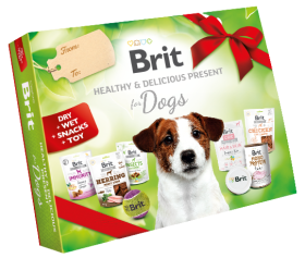 Brit Care Zestaw prezentowy z upominkami dla dorosłego psa