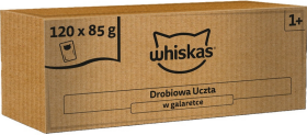 Whiskas Drobiowa Uczta Karma w galaretce dla kota 120x85g