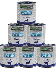 Farmina Vet Life Dog UltraHypo Mokra Karma dla psa 6x300g PAKIET