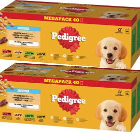 Pedigree Junior Wybór Smaków Karma w galaretce dla szczeniaka 2x(40x100g) PAKIET
