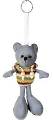 Juntos Odblaskowy brelok Teddy kolor szary nr kat. R73840