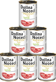 Dolina Noteci Premium Adult Pure Lamb Mokra Karma z jagnięciną dla psa 24x400g PAKIET