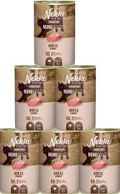 Nekko Monoprotein Adult Horse Mokra Karma z koniną dla kota 6x400g PAKIET
