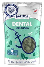 Baltica Dental Snacks z algą i miętą przysmak 150g