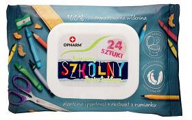 Opharm Moist Toilet Paper School  Nawilżany papier toaletowy 24szt.