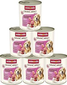 Animonda Pies GranCarno Adult Mokra Karma koktajl mięsny 6x800g PAKIET