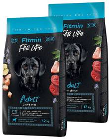 Fitmin Pies For Life Large Adult Sucha Karma 2x12kg DWU-PAK