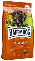 Happy Dog Pies Toscana Sucha karma z kaczką i łososiem 12,5kg + GRATIS Barry King Woreczki 4x20szt.