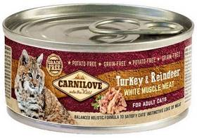 Carnilove Kot Turkey & Reindeer Mokra Karma z indykiem i reniferem 100g PUSZKA