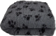 BUBA Pet Dry Bed Legowisko antypoślizgowe szare w łapki dla psa 75x50cm nr A11 WYPRZEDAŻ