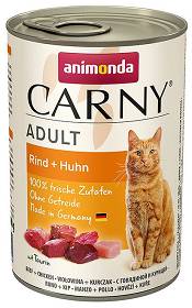 Animonda Carny Kot Adult Mokra Karma z wołowiną i kurczakiem 400g