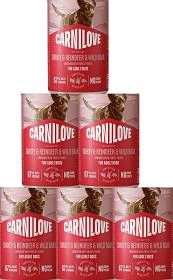 Carnilove Pies Adult Turkey&Reindeer&Wild Boar Mokra Karma z indykiem, reniferem i dzikiem 6x400g PAKIET