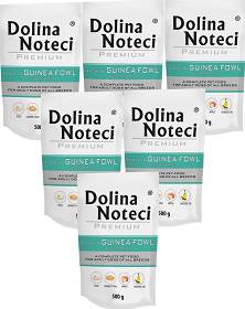 Dolina Noteci Pies Premium Adult Guinea Fowl Mokra Karma z perliczką i jabłkiem 10x500g SASZETKA