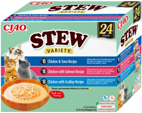 Inaba Ciao Stew Variety Chicken Recipe Mokra Karma dla kota 24x40g (PAKIET ZIELONY)