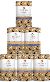 Perro Gourmet Adult Mokra Karma z cielęciną i cukinią dla psa 6x400g PAKIET