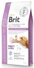 Brit Veterinary Diet Pies Ultra-Hypoallergenic Insect&Pea Sucha Karma z insektami i groszkiem 12kg WYPRZ3EDAŻ